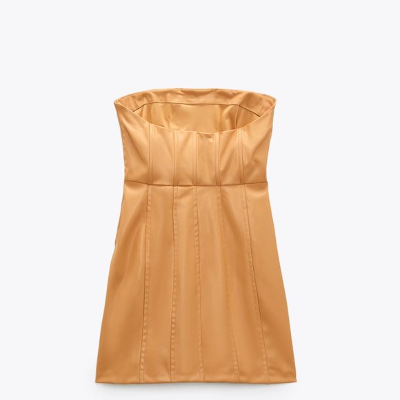 FAUX LEATHER DRESS - Picture 2 of 3